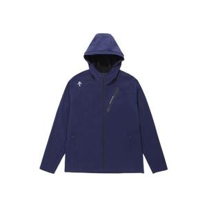 데상트 공용 기모 플리스 트레이닝 후드 집업 BP323UWT91-NAVY