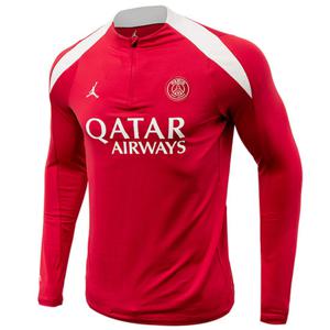 파리 생제르망 드라이 스트라이크 K 4TH 드릴 탑 L/S 윙스저든레드 3395660