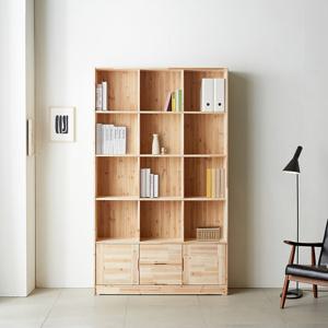 이노센트 브리스 삼나무 원목 1200 5단 수납책장 i102410