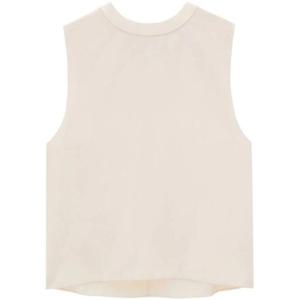 생로랑 민소매 티셔츠 766539 Y6E17 9601 CRAIE