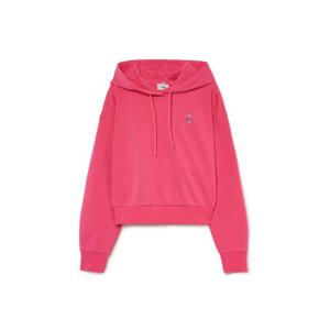 M MLB후드티 GQC 3FHDB2134-45PKD 여성 베이직 애슬레저 미디움로고 크롭 후드티 클리블랜드 가디언스