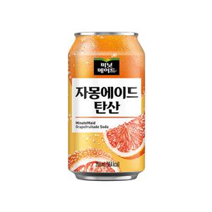 미닛메이드 자몽에이드 탄산 355ml 24캔