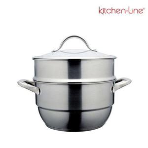 키친라인 미니찜기양수22cm(인덕션가능) 찜기 요리용찜기 조리용찜기 스텐찜기 주방찜기 미니찜기 양수찜기