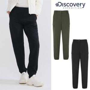 디스커버리 여성 기모 테이퍼드 카고조거팬츠 (DWPT76056)