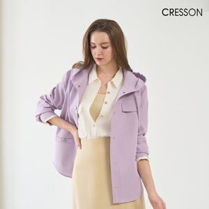 크레송 간절기 후드자켓 C252B101A_56 (라벤더)
