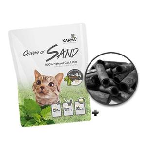 고양이두부모래 샌드 고양이 두부 모래 숯 7L 6P 탈취 화장실 변기