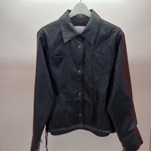 Latium HC06 스판 팔뚝품편한 라이더 레더 옆트임 점퍼형 스탠카라 가죽쟈켓 T2553jk02B