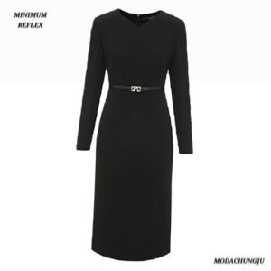 [미니멈]MD 브이넥 슬림 원피스 MD MYDAWO0340_CJ