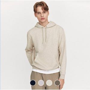 [지오다노]남성 기모 레귤러핏 무지 후드 티셔츠 025922