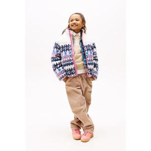 타미힐피거 키즈 T42F7QJC660GT1 페어아일 테디 패딩 재킷