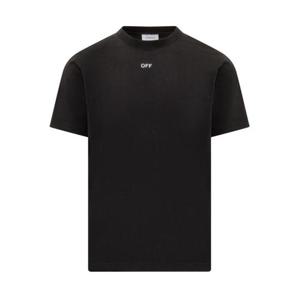 오프화이트 반팔 티셔츠 OMAA027C99JER017 1001 Black