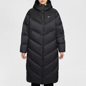 M 나이키패딩 DQC HV5237-010 스포츠웨어 윈드푸퍼 여성 스톰 핏 루즈 후드 패딩 파카