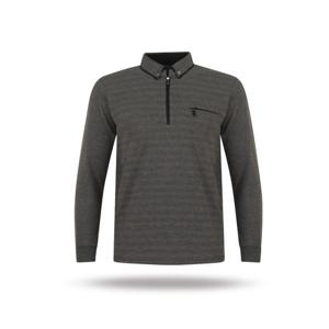 골피아 남성 국산 이중카라 하프집업 긴팔 골프셔츠 GCTF5DJ2625