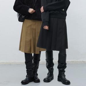 WOMAN 플리츠 랩 스커트 [2COL] / WBE4L13520