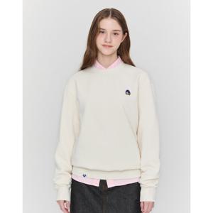 피즈 25FW HAZZYS PHIZ 크림 기모 맨투맨 SPTS5F101CR