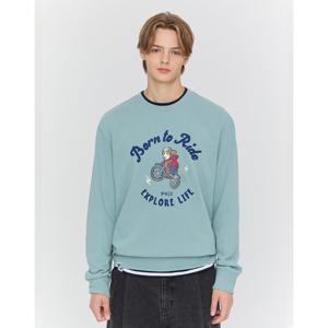 피즈 25FW HAZZYS PHIZ 민트 와펜 맨투맨 SPTS5F102E1