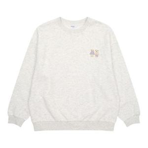 에꼴리에 세이브존03 겨울 트윈 베어 루즈핏 맨투맨티 22D0491-GY