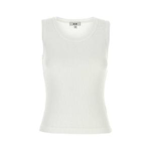 Agolde 화이트 stretch 코튼 blend 탱크 탑 A73681260WHT TP565335534