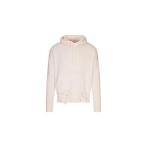 Marni 드로스트링 디스트레스드 니트 후드티 GCMG0411A0UFC652 00W01PANNA TP947871994
