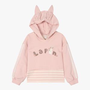 [치크]귀여운 토끼 후드 크롭 맨투맨 CKMA24W2G_NC해운대점