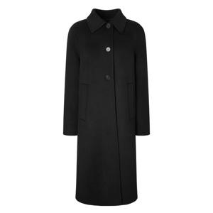질스튜어트 뉴욕 여성 24FW 스테디셀러 블랙 단색 울캐시미어혼방 코트 WJCO4D720BA