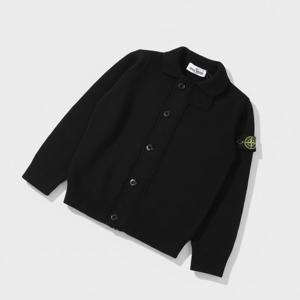 스톤아일랜드  스톤 키즈 와펜 패치 풀집업 가디건(블랙) K2S16 5100003 S00M1 V0029 10,12A