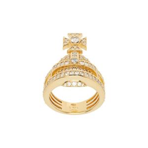 25 FW 비비안웨스트우드 남성 로고 링 252314M147002