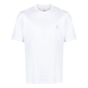 브루넬로 쿠치넬리 반팔 티셔츠 M0B138440 CK640 WHITE
