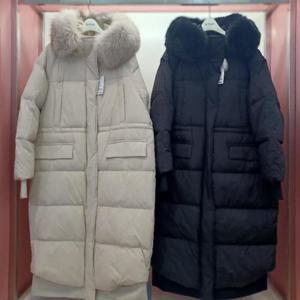 Latium HC06 프리미엄 덕 탈부착 후드퍼 H라인 오브 롱덕패딩 후드 점퍼 T2554jp08