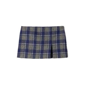 미우미우 체크 패턴 미니 스커트 MG2604SWMO1806