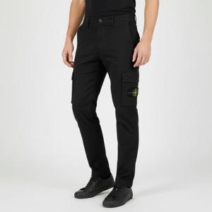 25FW 스톤아일랜드 와펜 스트레이트 카고 팬츠 블랙 K2S153100034 S00L1 V0129