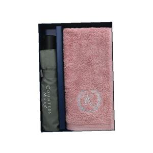 송월 타올우산 2매 선물세트(카이저 180g1+3단폰지1)