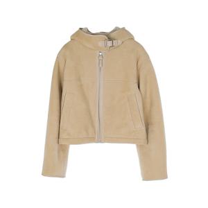 [엘러브] 새상품 에르메스 25FW 무통 부클레 후드 무스탕 34 블랑꼬끼유 5HA1345