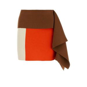 FENDI 멀티컬러 울 미니 스커트 FZQ738ARV7 F1P2C