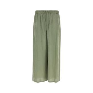 LOEWE PAULAS IBIZA Green viscose blend Paula s Ibiza wide leg pant H616Y04XA7 SAGE