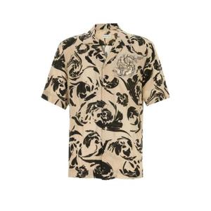DRIES VAN NOTEN Printed viscose Carltone shirt 2510207481101 900