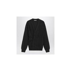 LEMAIRE Charcoal grey wool blend cardigan TO1082LK087XLLEMAI-BK966