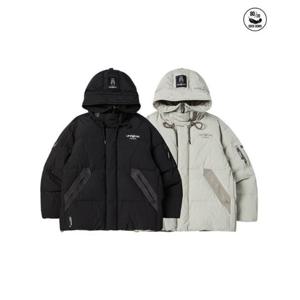 M 라이프워크패딩다운자켓 CQK LW234DJ315 테이프패치 후드 헤비 다운 점퍼