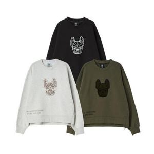 라이프워크긴팔티 CQK LW234MT806 여성) 부클자수 기모 맨투맨