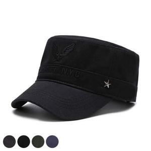 유니크 자수 스타 장식 포인트 남여공용 데일리 군모