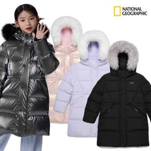 내셔널지오그래픽키즈  (K254GDW020) 여아 셀레네 롱 덕 다운 점퍼