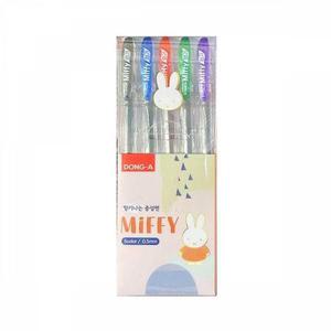 향기나는 중성펜 0.5mm 동아 미피 5색세트