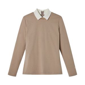 M 풋조이골프긴팔티 NQC FLJWT7105-SAND 여성 니트 칼라 폴로 셔츠