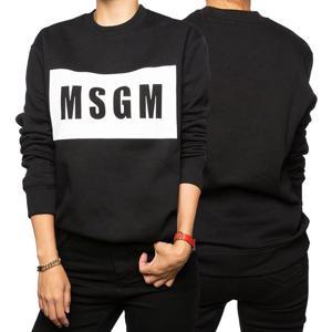 MSGM 박스 로고 맨투맨 2000MDM523
