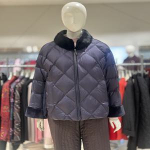 [마담포라] 밍크 하이넥 캐시미어 혼방 구스 점퍼 MB4FJ608A