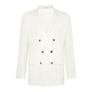 26SS 브루넬로 쿠치넬리 브루넬로 쿠치넬리 Linen Blend Double Breasted 자켓 MR4787BPDC1010 TP568781710