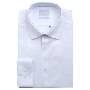 [예작]YJFXBS050_면혼방 트윌 솔리드 슬림 긴소매