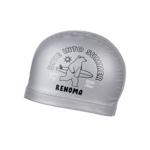 [레노마수영복][본사] 성인 그래픽 PU 수모 실버 RO-RC2C006-SV