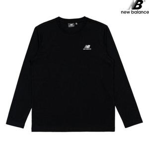뉴발란스 NBNDDB1013-BK 베이직 긴팔티 스탠다드핏 남녀공용 맨투맨