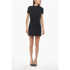 발렌시아가 숏 원피스 794444TNVI3 1055 Black